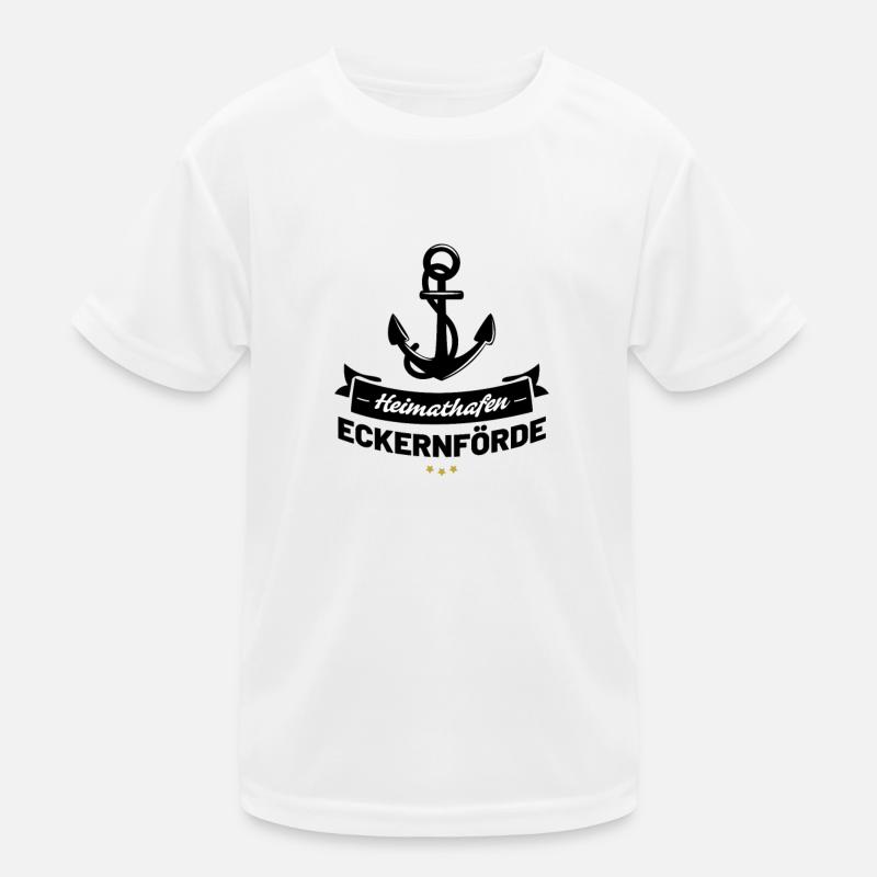 Heimathafen Eckernförde Kinder Funktions-T-Shirt