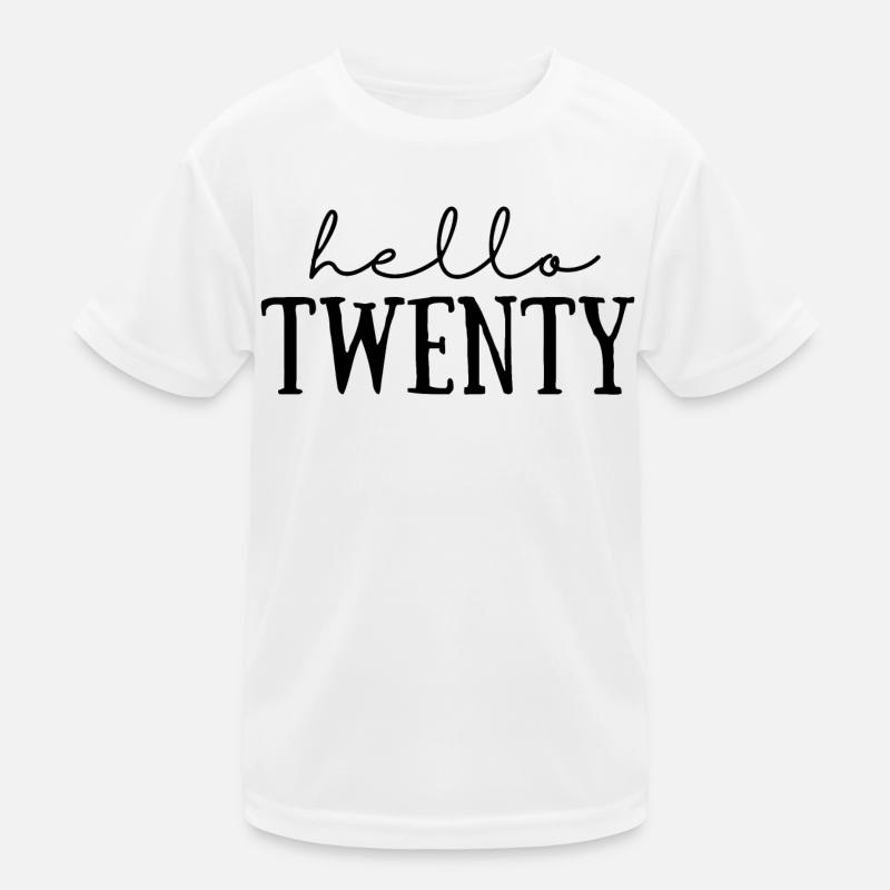 20e anniversaire T-shirt sport Enfant