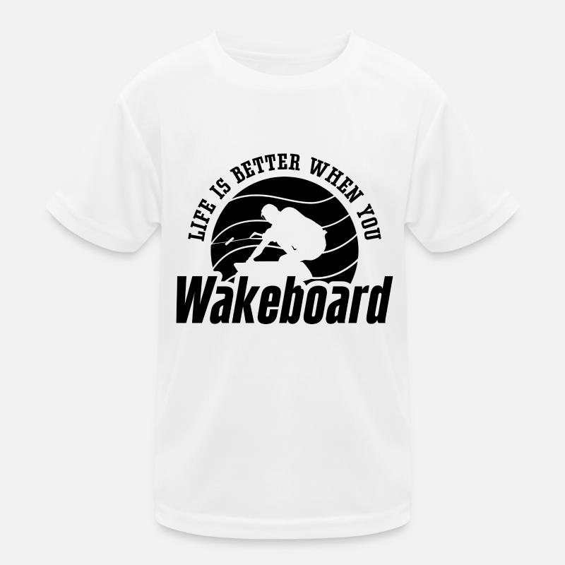 Wakeboard Wakeboarder Wakeboarding Idée Cadeau T-shirt sport Enfant