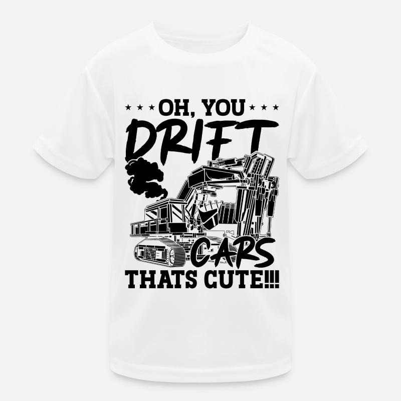 Baggern Baggerfahrer Arbeiter Bagger Geschenkidee Kinder Funktions-T-Shirt