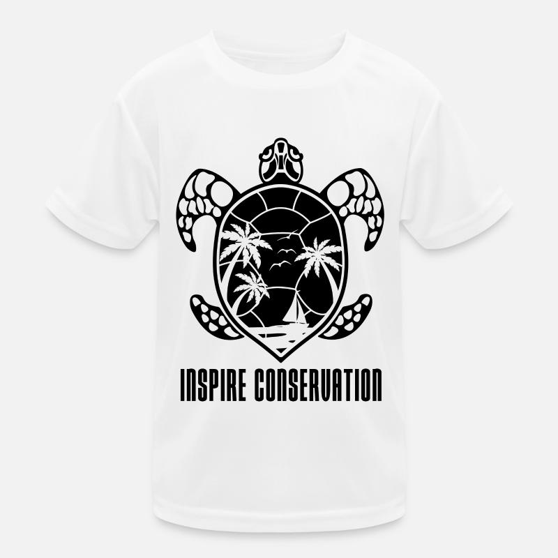 Inspire Conservation Environment Conservationists Kinder Funktions-T-Shirt