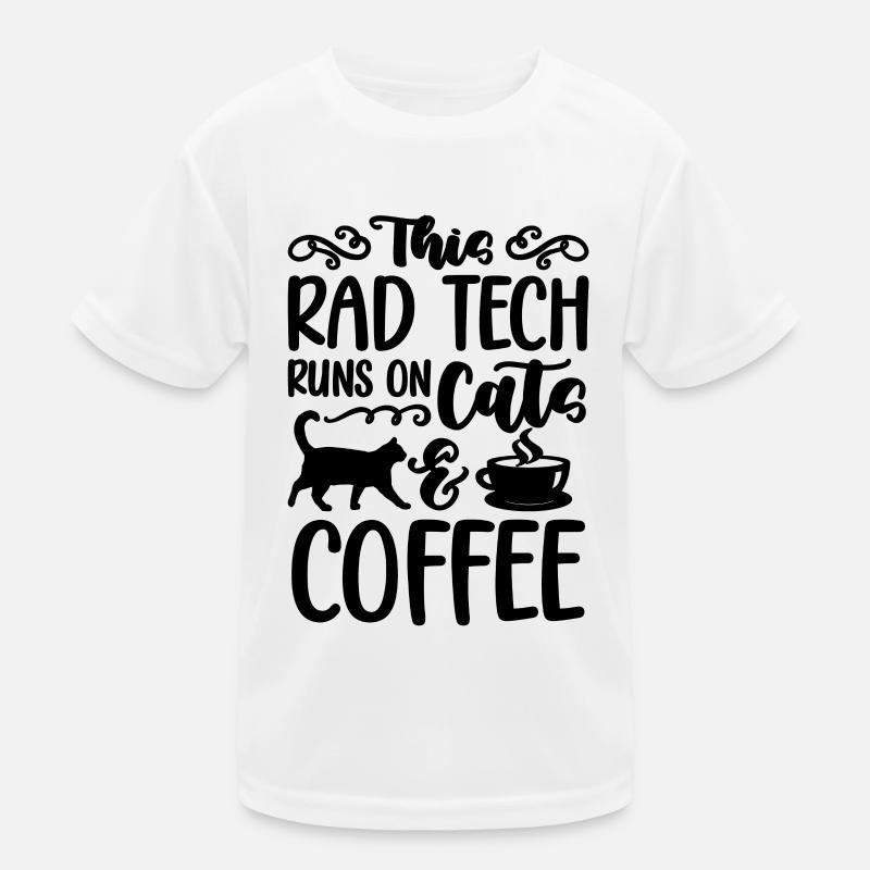 This Rad Tech Runs On Radiologist X-ray Technician Kinder Funktions-T-Shirt
