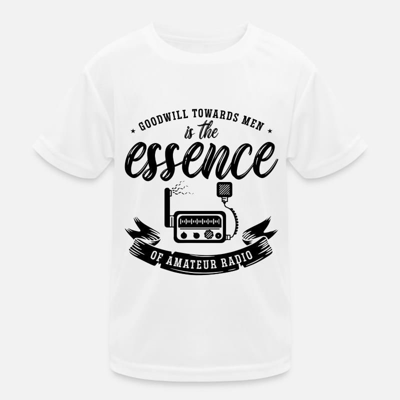 Goodwill Towards Men Frequency Ham Radio Operator Kinder Funktions-T-Shirt
