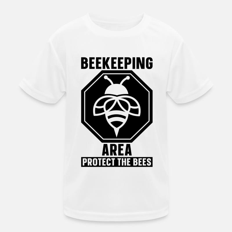 Beekeeping Are Protected The Bees Insect Beekeeper Kinder Funktions-T-Shirt