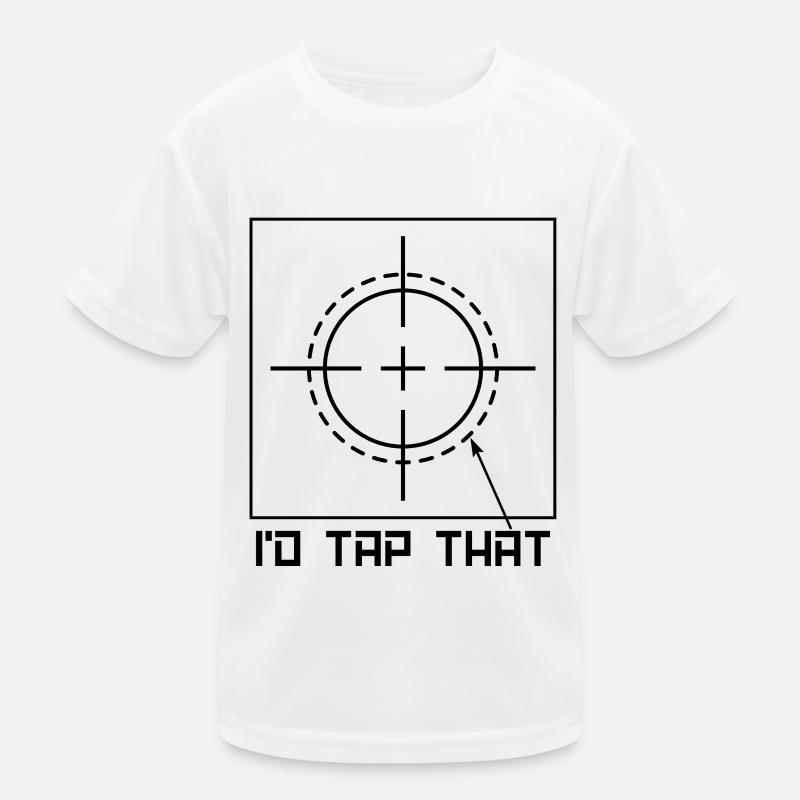 I'd Tap That Machinist Lathe Operator Machinists Kids Functional T-Shirt