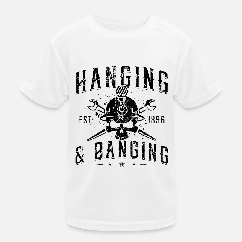 Hanging & Banging Ironworker Welding Ironworkers Kinder Funktions-T-Shirt