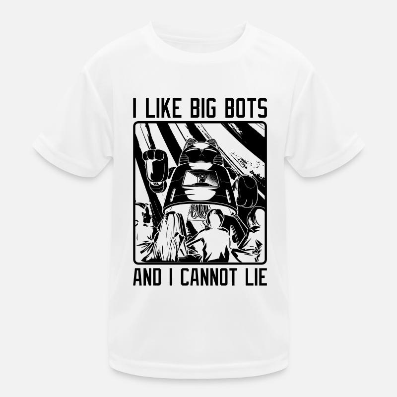 J’aime Big Bots Robotics Cyborg Robotics Engineer T-shirt sport Enfant