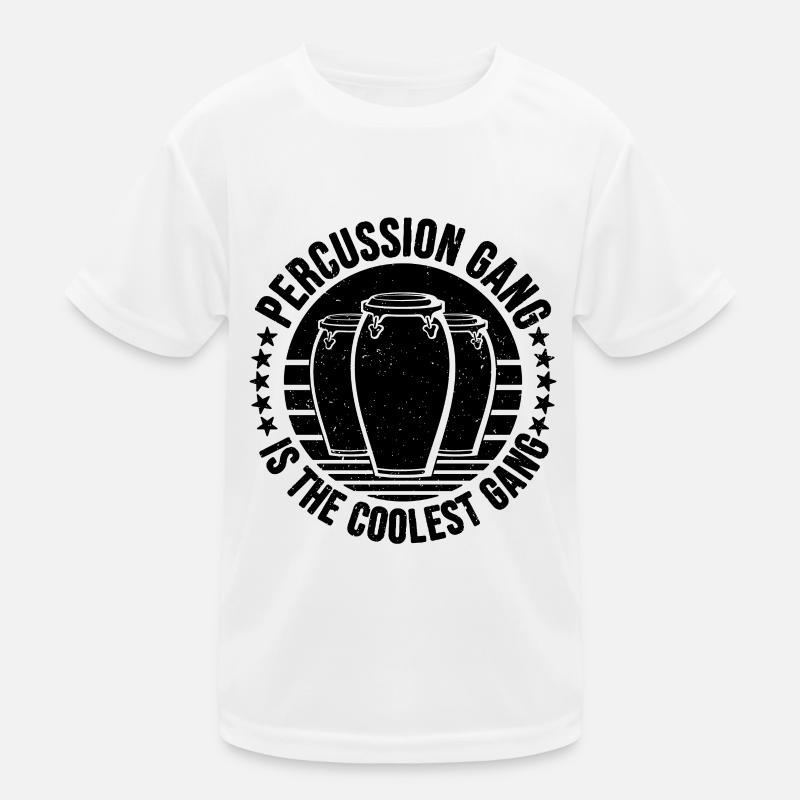 Percussion Gang est le batteur de Conga Conga Player T-shirt sport Enfant