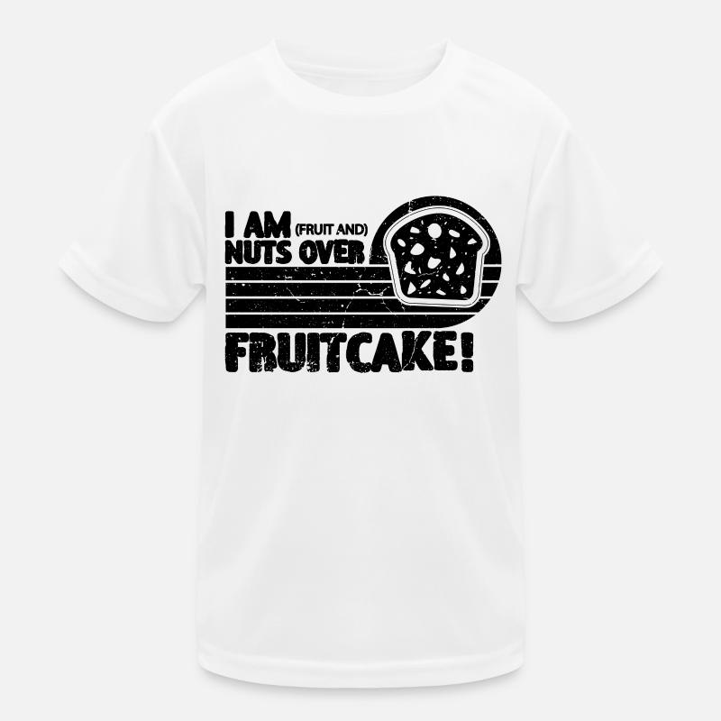 I Am Fruit And Nuts Retro Baking Fruitcake Lover Kids Functional T-Shirt