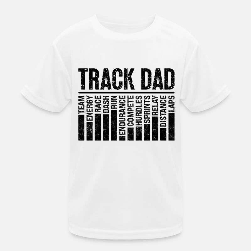 Piste papa Rétro Sprint Athletic Race Sprinter T-shirt sport Enfant