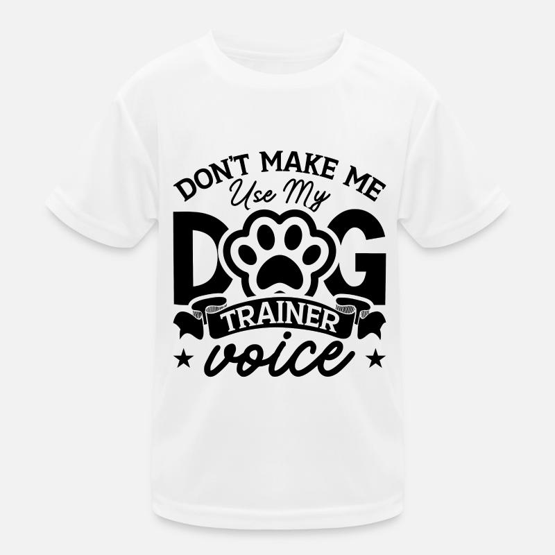 Don't Make Me Use My Zookeeper Animal Trainers Kids Functional T-Shirt