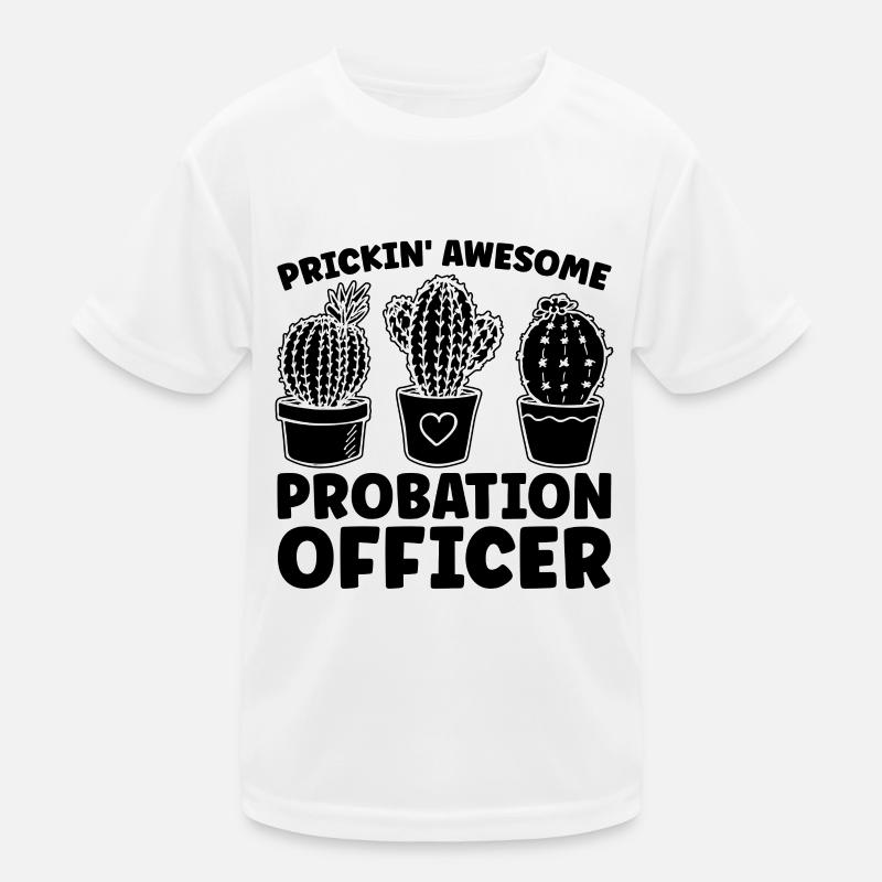 Prickin' Awesome Gardien de prison Agents de probation T-shirt sport Enfant