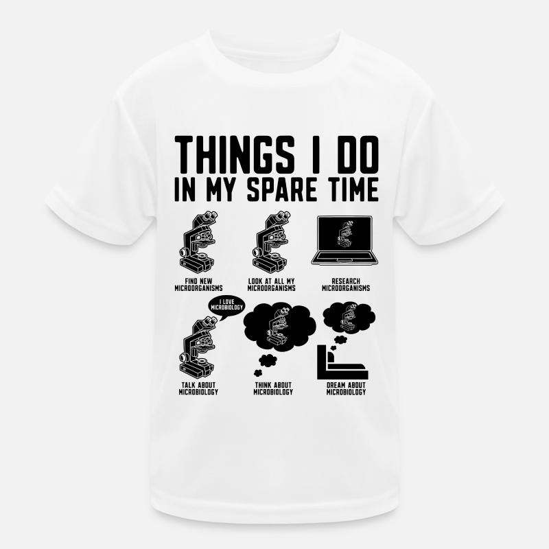 Ce que je fais chez mes microbiologistes biologistes de rechange T-shirt sport Enfant
