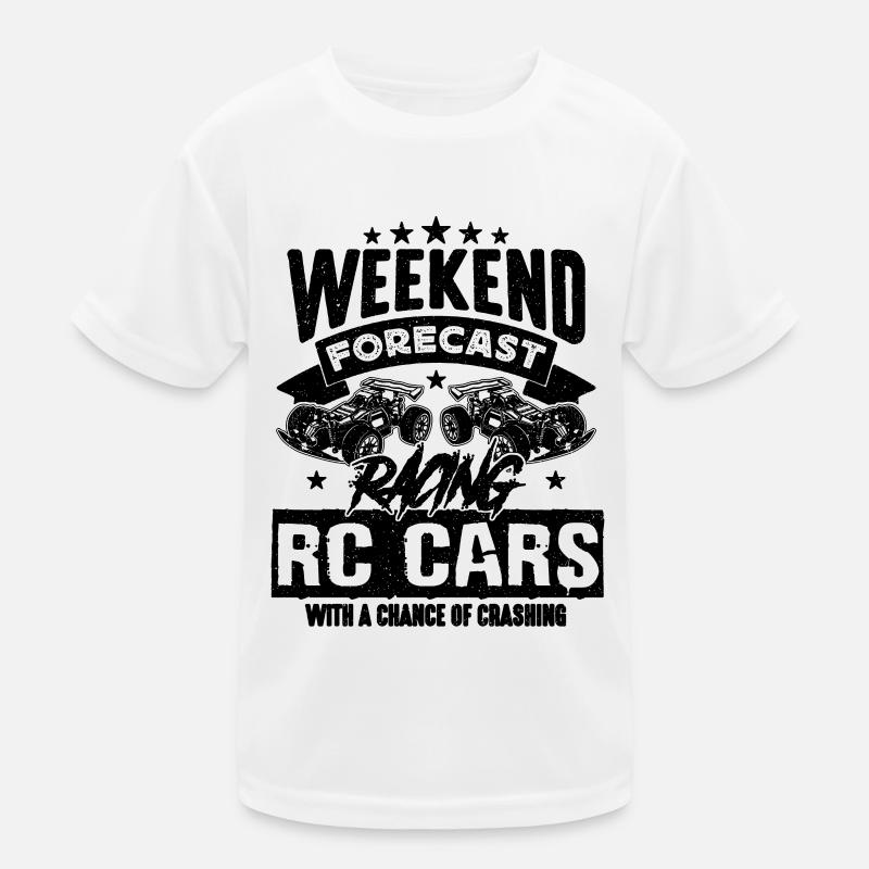 Weekend Forecast Racing Rc Model Maker RC Racer Kids Functional T-Shirt