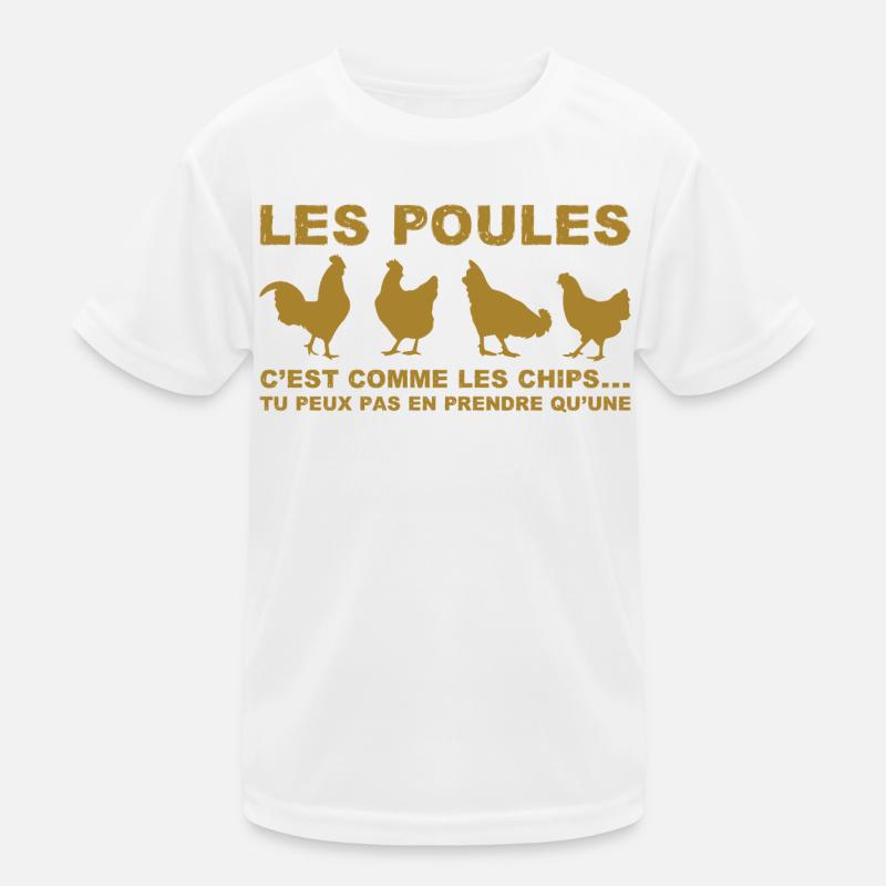 chickens are like chips Kids Functional T-Shirt