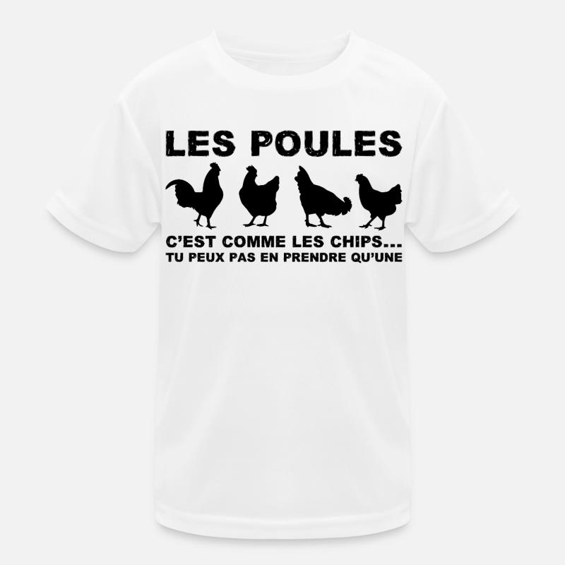 chickens are like chips Kids Functional T-Shirt