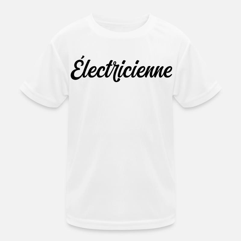 Pro Electrician Electrical Wiring Installation Kids Functional T-Shirt