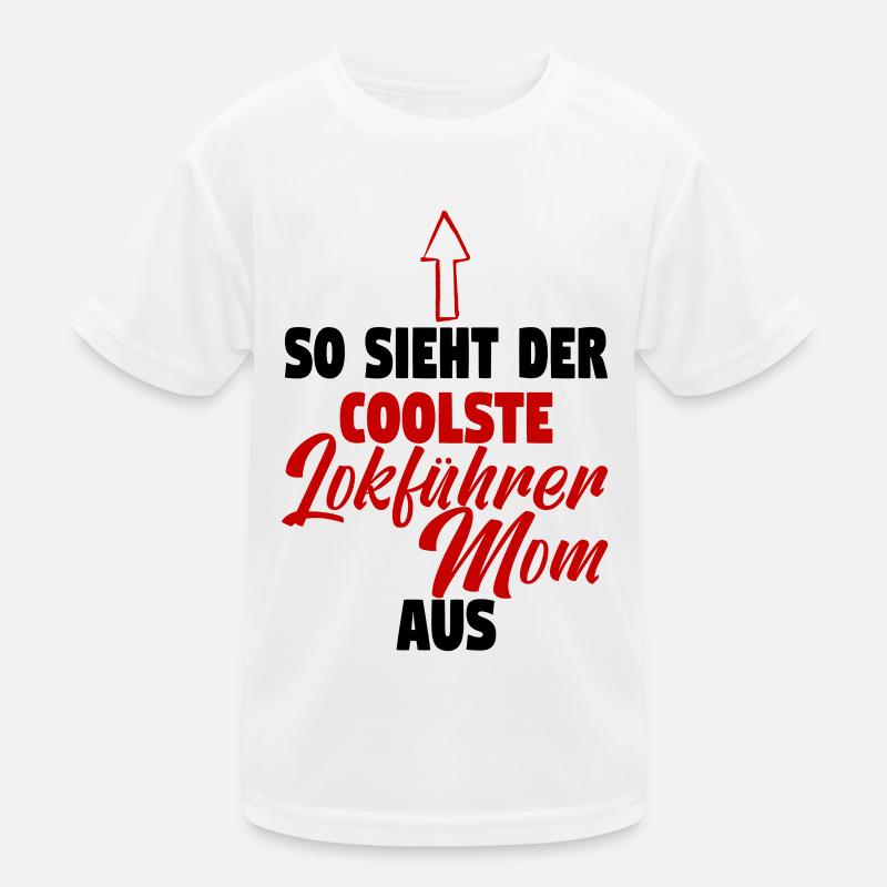 Lokführerin Eisenbahnerin Eisenbahn Schaffnerin Kinder Funktions-T-Shirt