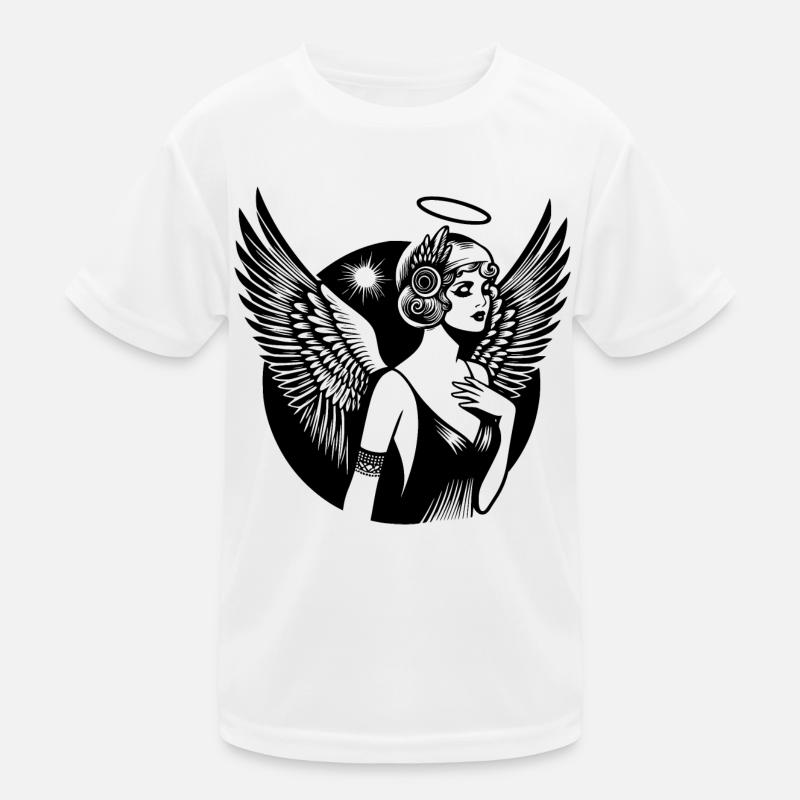 Engel Schutzengel Kinder Funktions-T-Shirt
