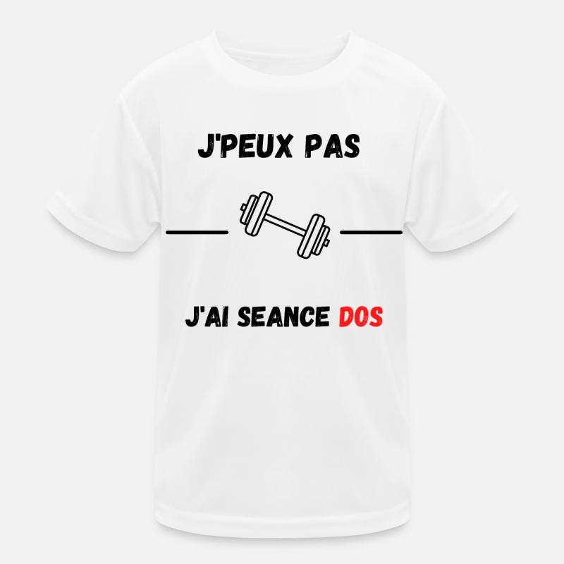 J'peux pas j'ai séance dos T-shirt sport Enfant