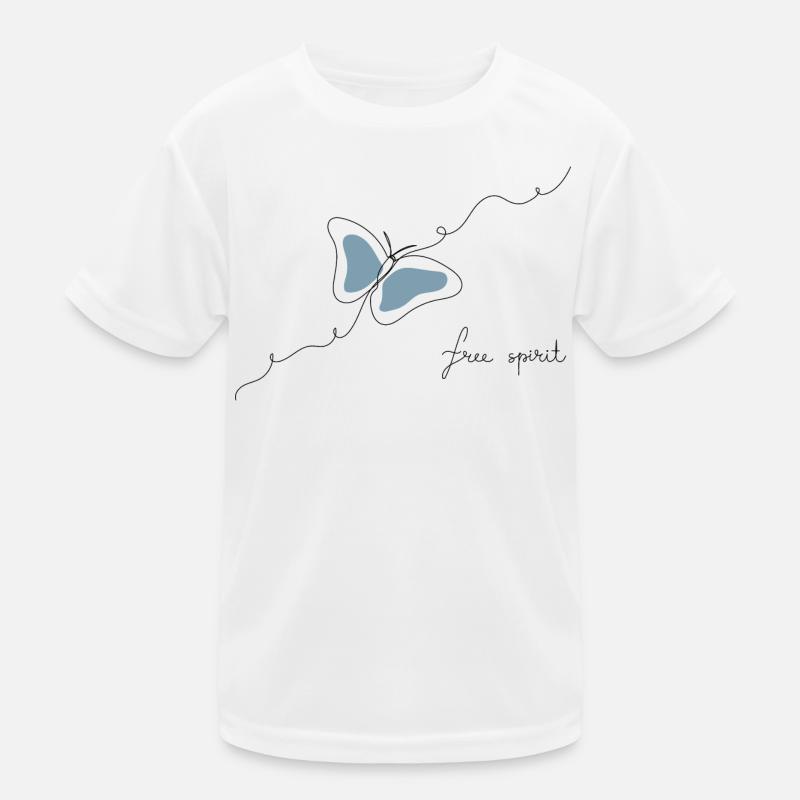 Schmetterling - Freier Geist Kinder Funktions-T-Shirt