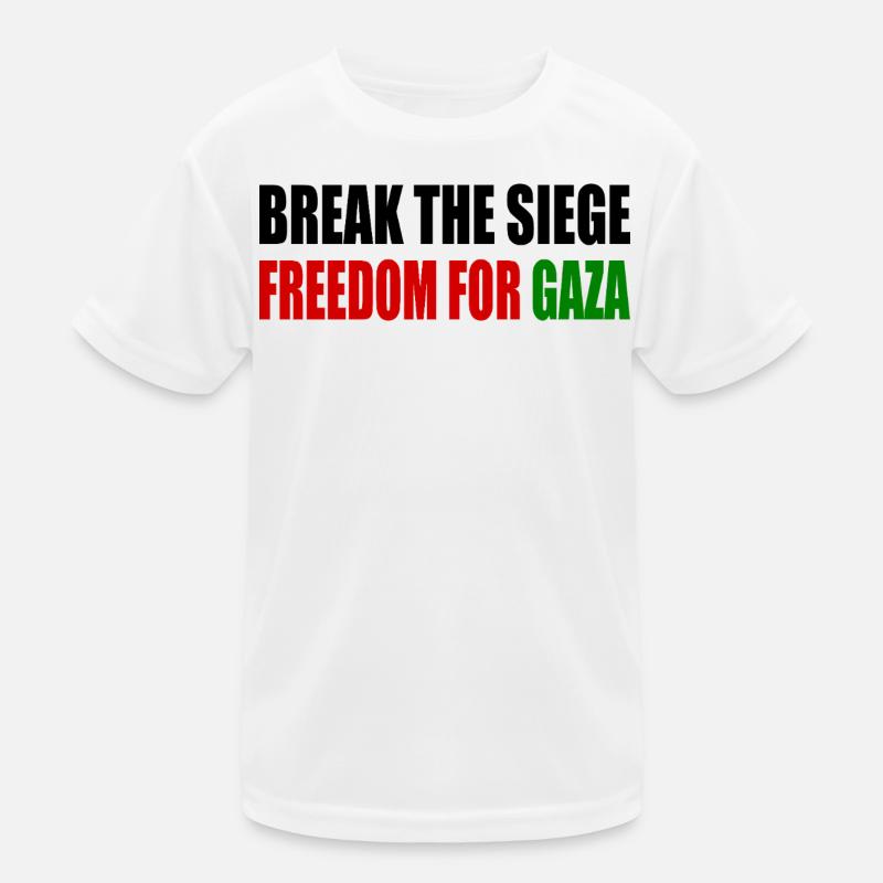 Briser le siège, liberté pour Gaza T-shirt sport Enfant