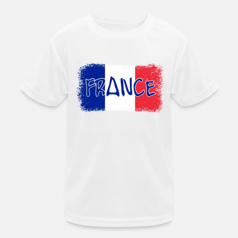 France Kinder Funktions-T-Shirt
