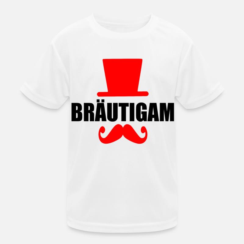 bräutigam Kinder Funktions-T-Shirt