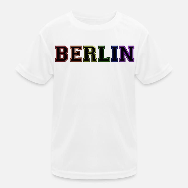 Berlin Varsity Rainbow Kids Functional T-Shirt