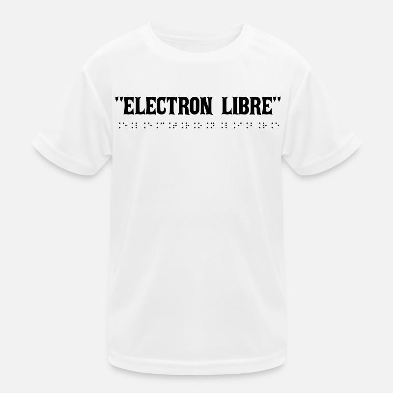 Typographie électro rétro T-shirt sport Enfant