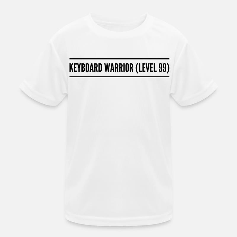 keyboard warrior ( level 99 ) T-shirt sport Enfant