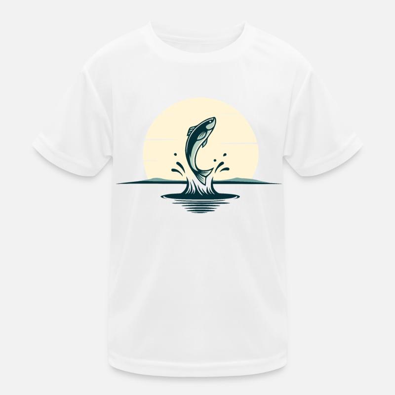 Springende Fische Kinder Funktions-T-Shirt