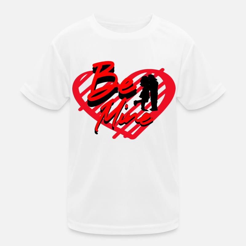 Be Mine Valentinstag Kinder Funktions-T-Shirt