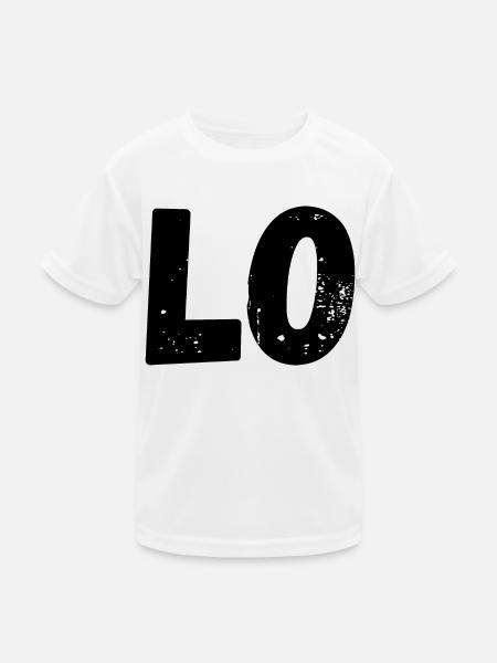 Liebe passendes T-Shirt Paar - Kinder Funktions-T-Shirt - Weiß - Vorne