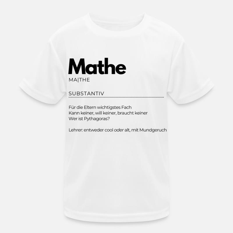 Definition "Mathe" Kinder Funktions-T-Shirt