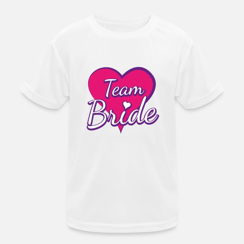 Team Bride Kinder Funktions-T-Shirt