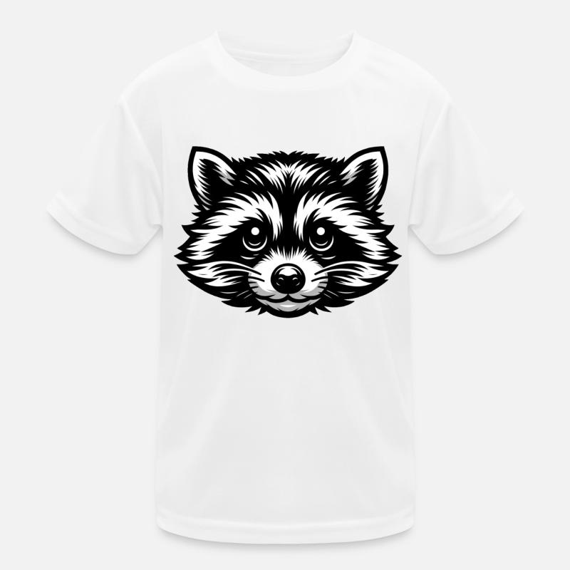 Waschbär Kinder Funktions-T-Shirt