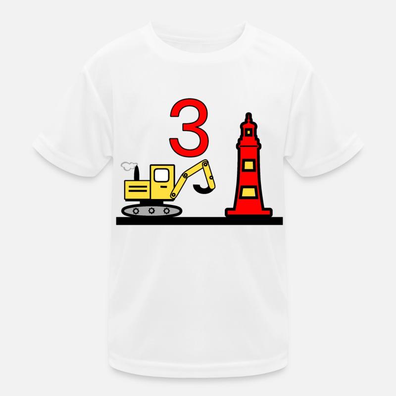 Bagger Kinder Funktions-T-Shirt