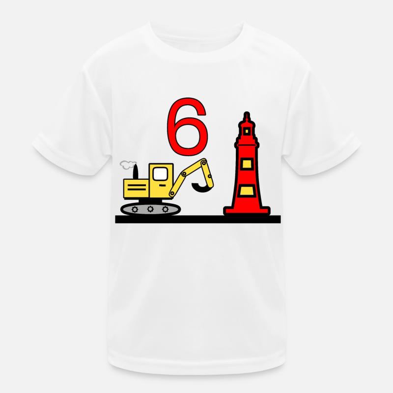 Bagger Kinder Funktions-T-Shirt