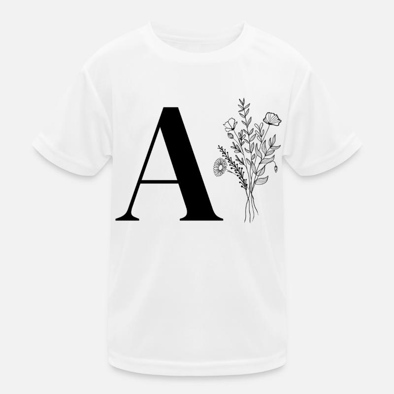 Minimalistische Blumentasche Kinder Funktions-T-Shirt