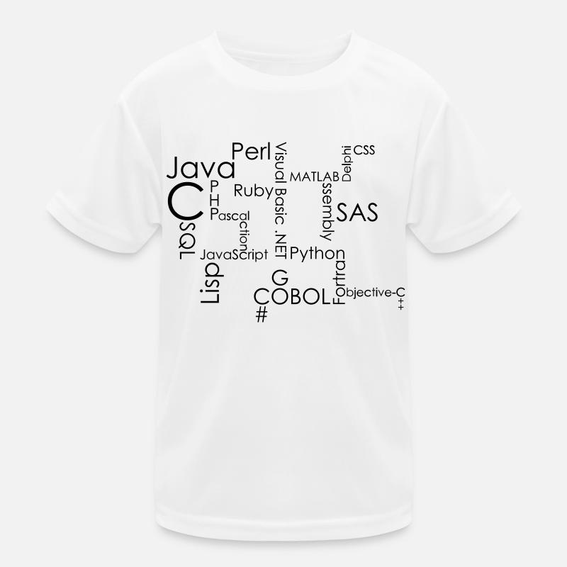 Programmiersprache Kinder Funktions-T-Shirt