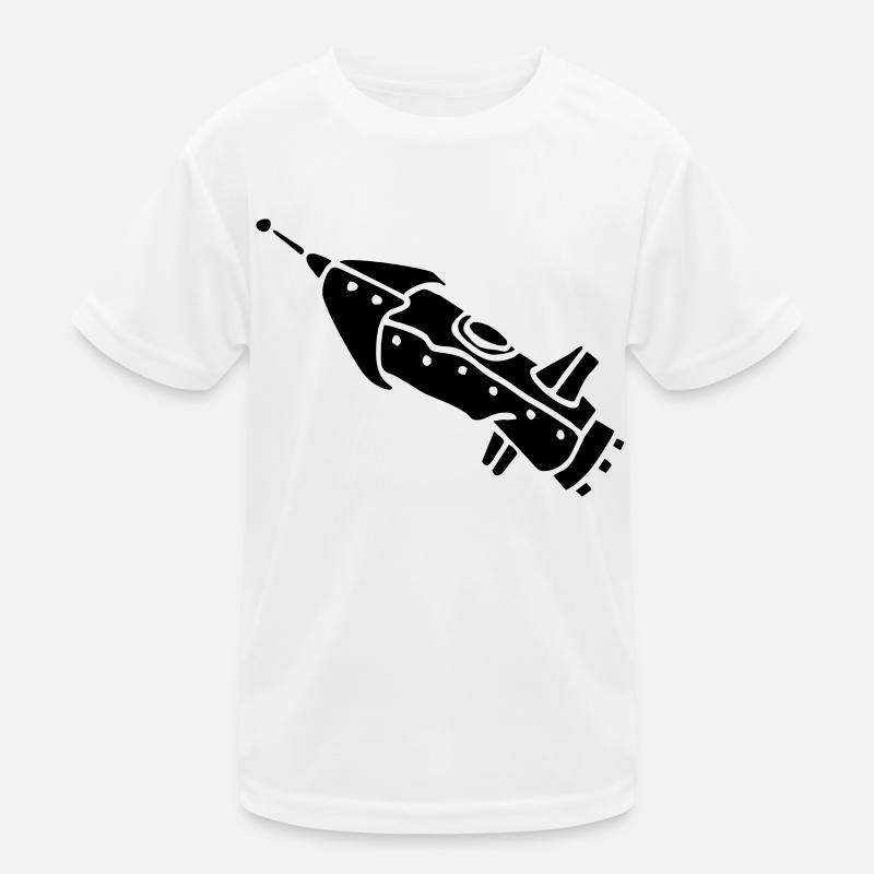 space shuttle space ship Rakete rocket satellite Kids Functional T-Shirt