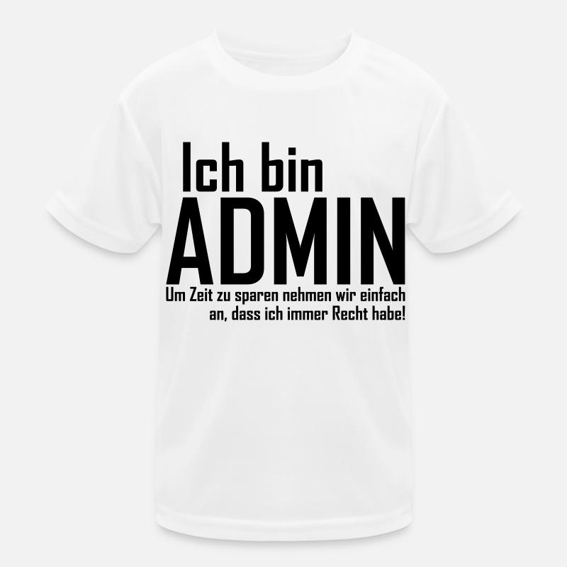 admin Kinder Funktions-T-Shirt