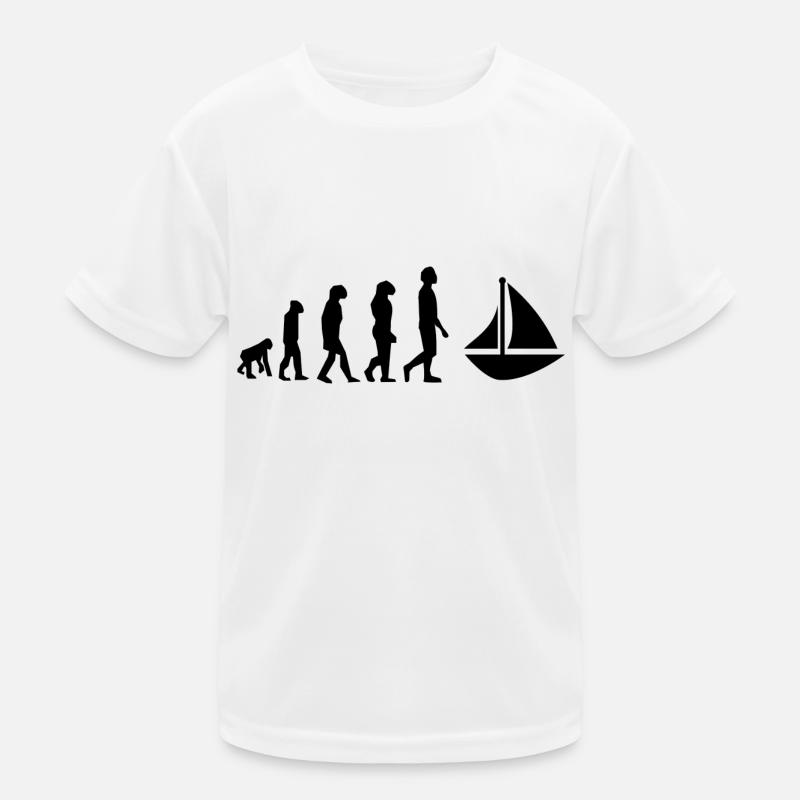 Évolution bateau à voile T-shirt sport Enfant