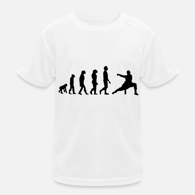 Kung-Fu-Evolution Kinder Funktions-T-Shirt