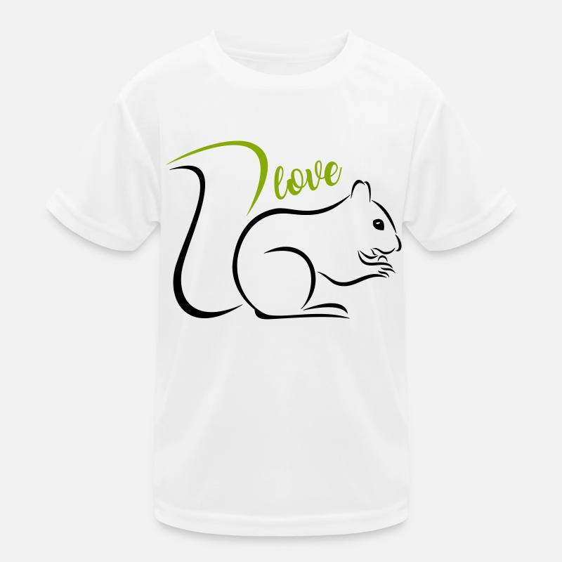 Écureuils T-shirt sport Enfant