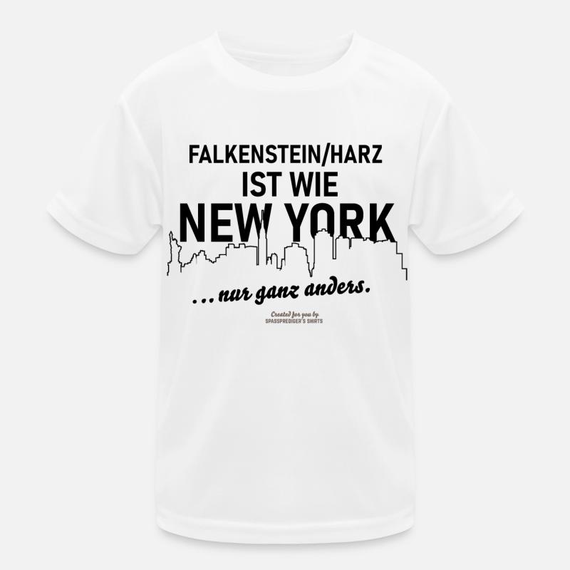Falkenstein im Harz Kinder Funktions-T-Shirt