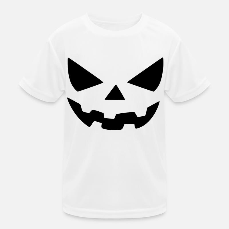 Pumpkin face Kids Functional T-Shirt