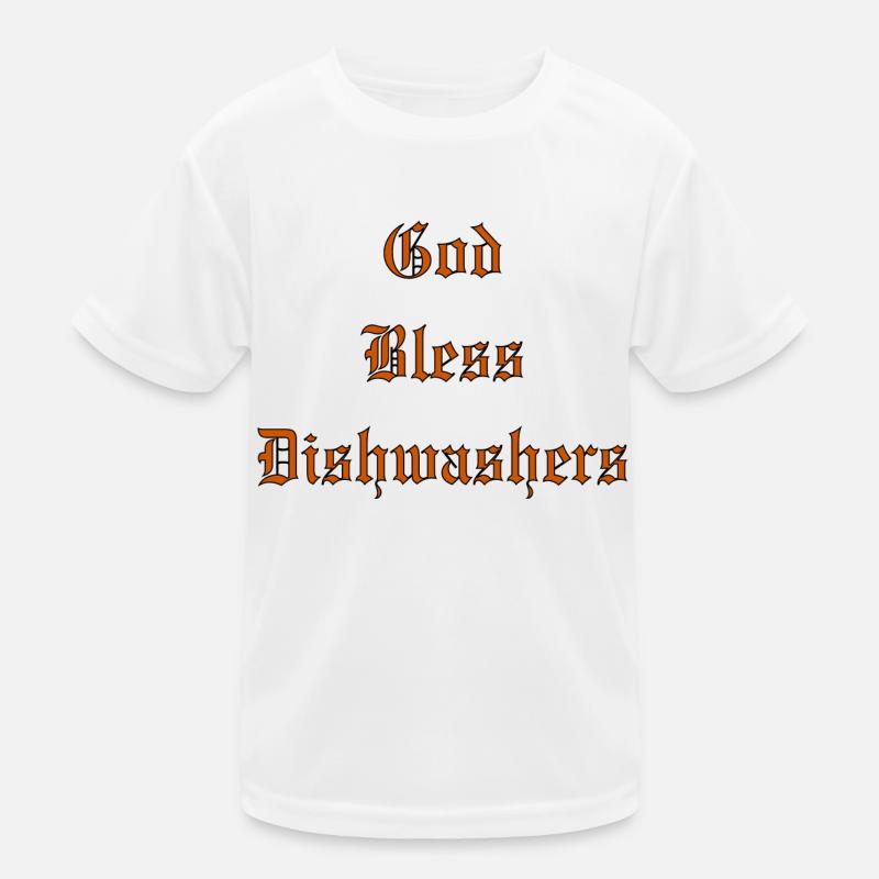 GodBlessLave-vaisselle T-shirt sport Enfant
