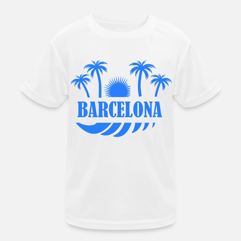 barcelona Kinder Funktions-T-Shirt